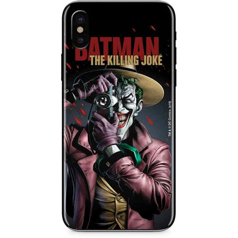 DC Comics The Joker Killing Joke Cover Art by Brian Bolland iPhone XS Skin