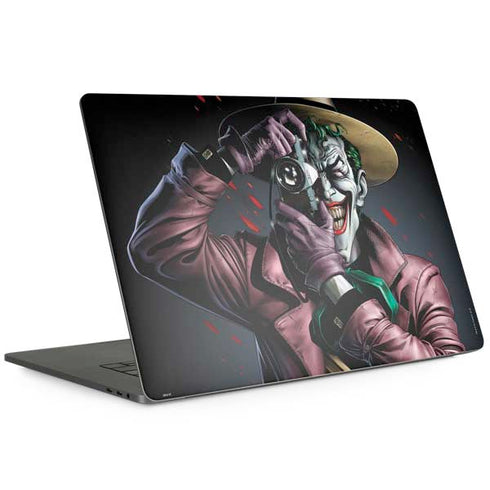 DC Comics The Joker Killing Joke Cover Art by Brian Bolland Apple MacBook Pro 15-inch Skin