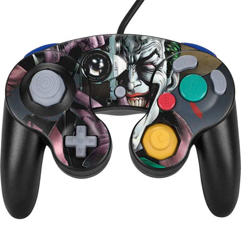 DC Comics The Joker Killing Joke Cover Art by Brian Bolland Nintendo GameCube Controller Skin