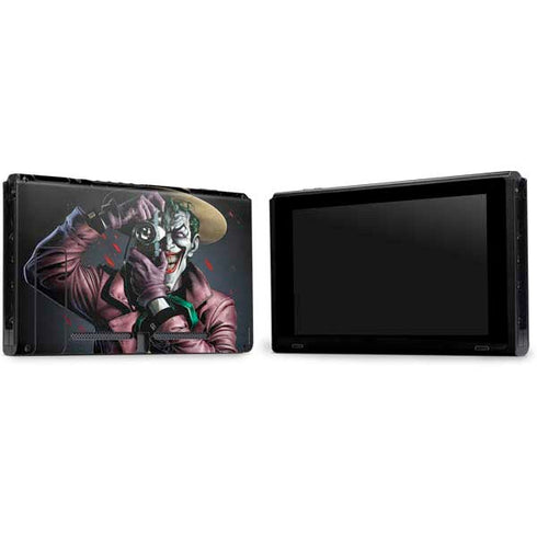 DC Comics The Joker Killing Joke Cover Art by Brian Bolland Nintendo Switch Bundle Skin