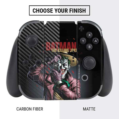 DC Comics The Joker Killing Joke Cover Art by Brian Bolland Nintendo Switch Bundle Skin