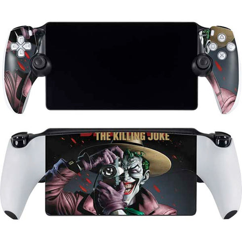 DC Comics The Joker Killing Joke Cover Art by Brian Bolland PlayStation Portal Remote Player Skin
