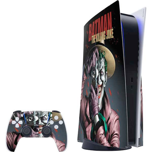 DC Comics The Joker Killing Joke Cover Art by Brian Bolland PS5 Bundle Skin