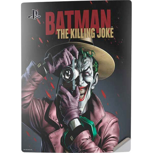 DC Comics The Joker Killing Joke Cover Art by Brian Bolland PS5 Digital Edition Console Skin