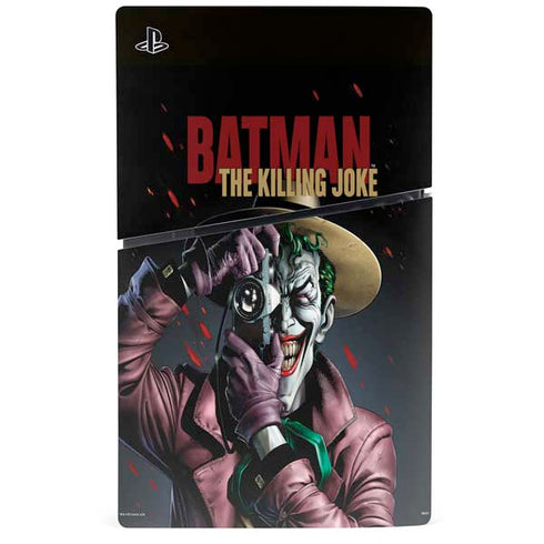 DC Comics The Joker Killing Joke Cover Art by Brian Bolland PS5 Slim Digital Edition Bundle Skin