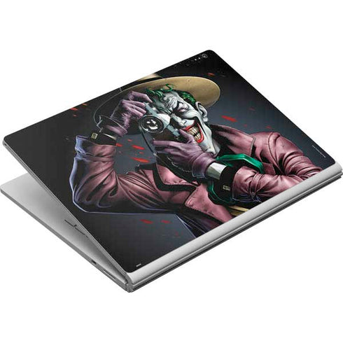 DC Comics The Joker Killing Joke Cover Art by Brian Bolland Surface Book Skin
