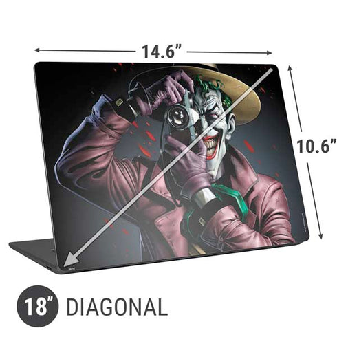 DC Comics The Joker Killing Joke Cover Art by Brian Bolland Universal Laptop 18in (14.6 x 10.6in) Skin