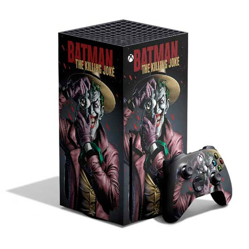 DC Comics The Joker Killing Joke Cover Art by Brian Bolland Xbox Series X Bundle Skin