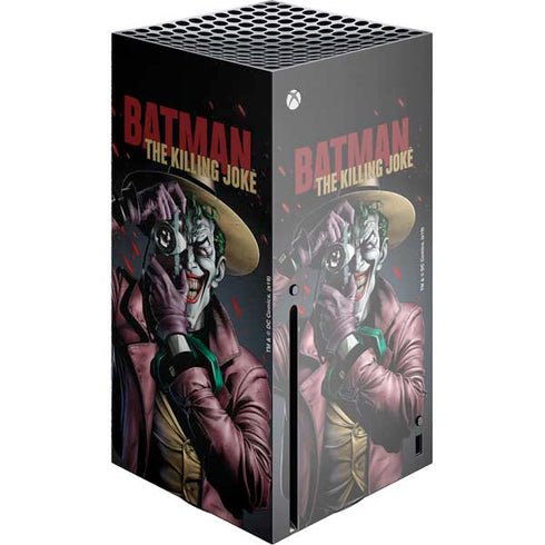 DC Comics The Joker Killing Joke Cover Art by Brian Bolland Xbox Series X Console Skin