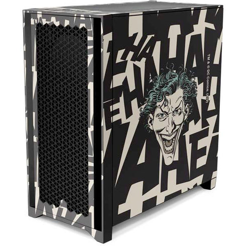 DC Comics The Joker Vintage Laughing Corsair 4000D Tempered Glass Mid-Tower ATX Case Skin