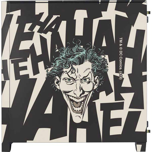 DC Comics The Joker Vintage Laughing Corsair 4000D Tempered Glass Mid-Tower ATX Case Skin
