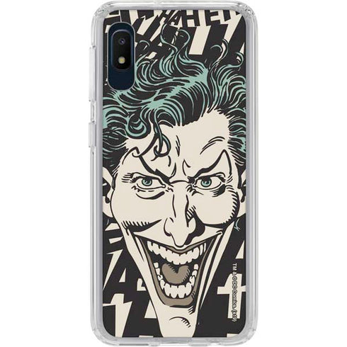 DC Comics The Joker Vintage Laughing Galaxy A10e Clear Case