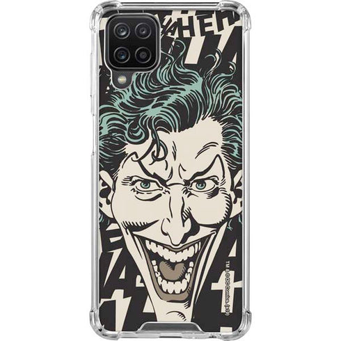 DC Comics The Joker Vintage Laughing Galaxy A12 Clear Case