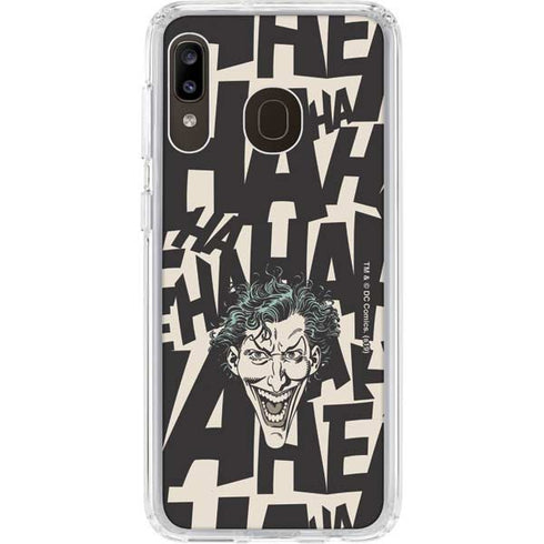 DC Comics The Joker Vintage Laughing Galaxy A20 Clear Case