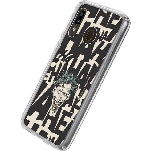 DC Comics The Joker Vintage Laughing Galaxy A20 Clear Case