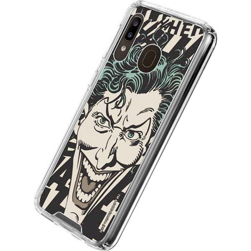 DC Comics The Joker Vintage Laughing Galaxy A30 Clear Case