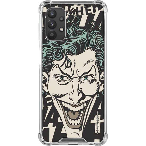 DC Comics The Joker Vintage Laughing Galaxy A32 5G Clear Case
