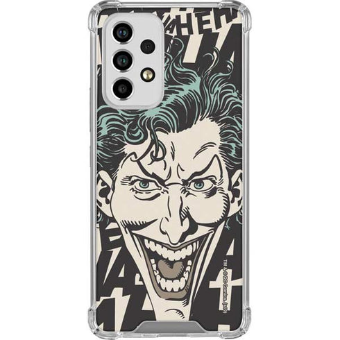 DC Comics The Joker Vintage Laughing Galaxy A53 5G Clear Case