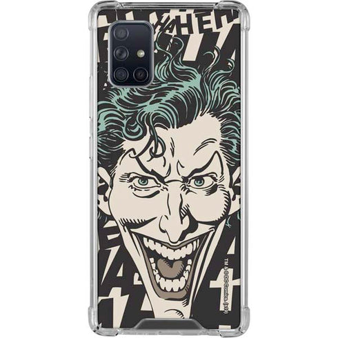 DC Comics The Joker Vintage Laughing Galaxy A71 5G Clear Case