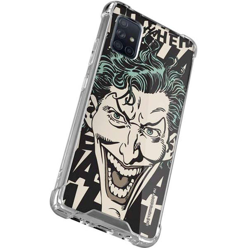 DC Comics The Joker Vintage Laughing Galaxy A71 5G Clear Case