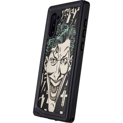 DC Comics The Joker Vintage Laughing Galaxy Note 10 Waterproof Case