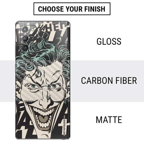 DC Comics The Joker Vintage Laughing Galaxy Note20 5G Skin