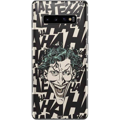 DC Comics The Joker Vintage Laughing Galaxy S10 Plus Skin