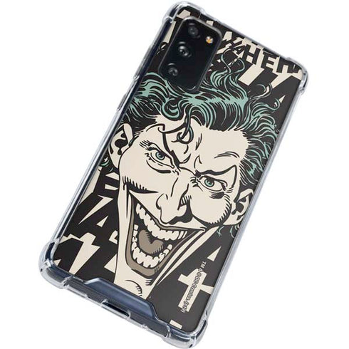 DC Comics The Joker Vintage Laughing Galaxy S20 FE Clear Case