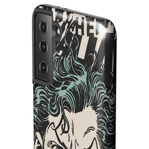 DC Comics The Joker Vintage Laughing Galaxy S21 Plus 5G Pro Case