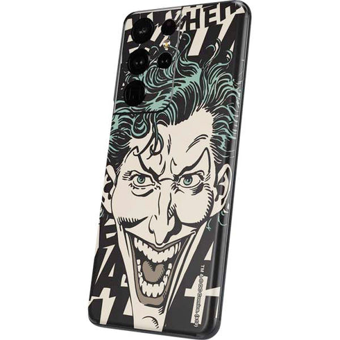 DC Comics The Joker Vintage Laughing Galaxy S21 Ultra 5G Skin