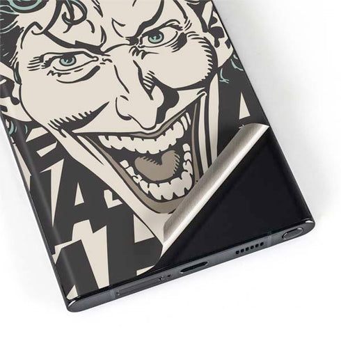 DC Comics The Joker Vintage Laughing Galaxy S22 Ultra Skin