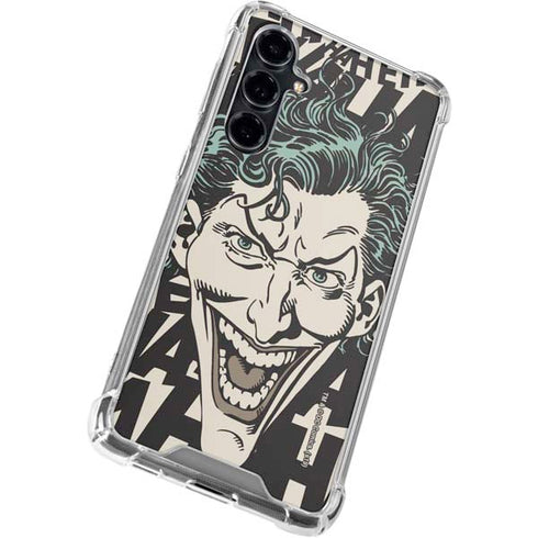DC Comics The Joker Vintage Laughing Galaxy S23 FE Clear Case