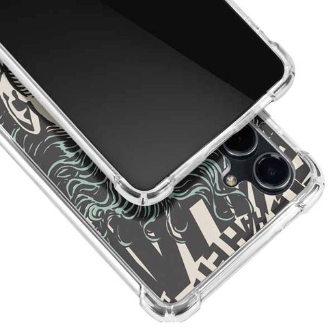 DC Comics The Joker Vintage Laughing Galaxy S23 FE Clear Case