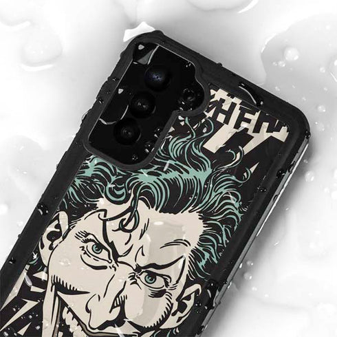 DC Comics The Joker Vintage Laughing Galaxy S23 Plus Waterproof Case