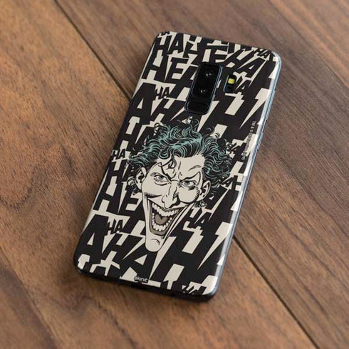 DC Comics The Joker Vintage Laughing Galaxy S9 Plus Skin