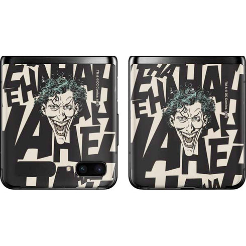 DC Comics The Joker Vintage Laughing Galaxy Z Flip Skin