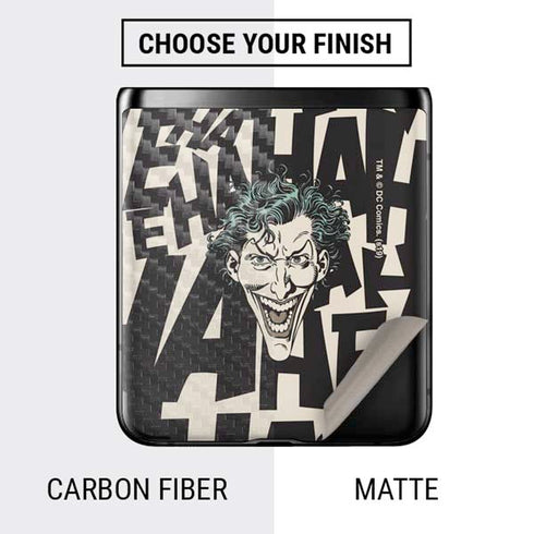 DC Comics The Joker Vintage Laughing Galaxy Z Flip Skin