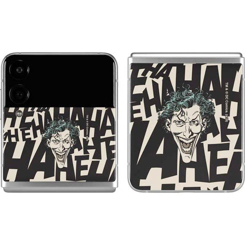 DC Comics The Joker Vintage Laughing Galaxy Z Flip4 5G Skin