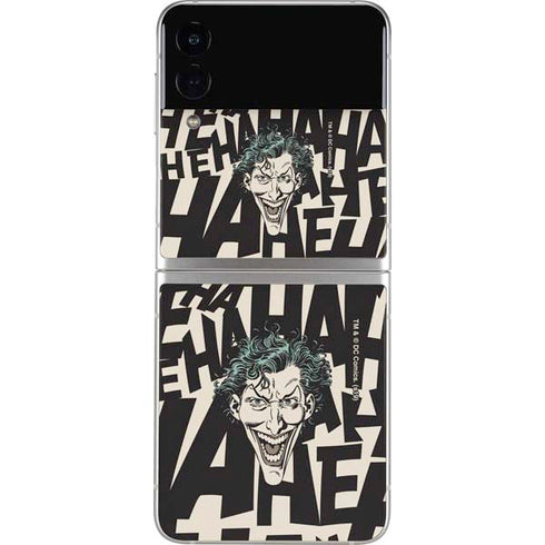 DC Comics The Joker Vintage Laughing Galaxy Z Flip4 5G Skin
