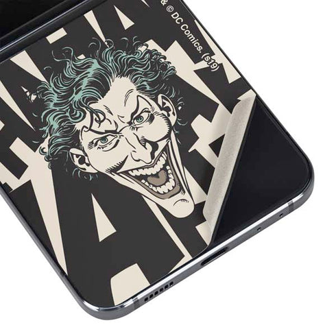 DC Comics The Joker Vintage Laughing Galaxy Z Flip5 5G Skin