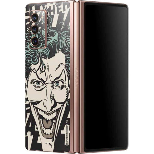 DC Comics The Joker Vintage Laughing Galaxy Z Fold2 5G Skin