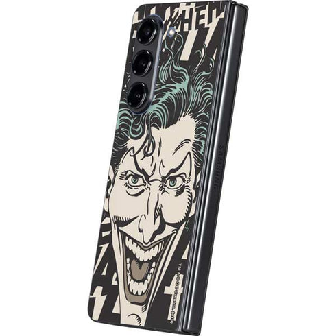 DC Comics The Joker Vintage Laughing Galaxy Z Fold5 5G Skin