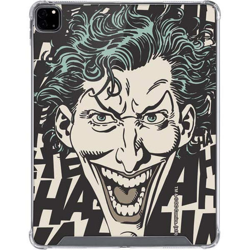 DC Comics The Joker Vintage Laughing iPad Pro 12.9in (2020) Clear Case