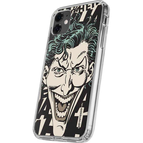DC Comics The Joker Vintage Laughing iPhone 11 Clear Case