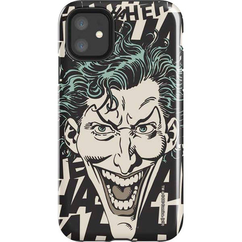 DC Comics The Joker Vintage Laughing iPhone 11 Impact Case