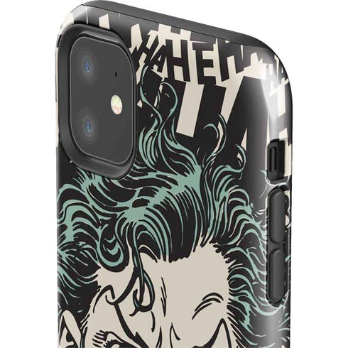DC Comics The Joker Vintage Laughing iPhone 11 Impact Case