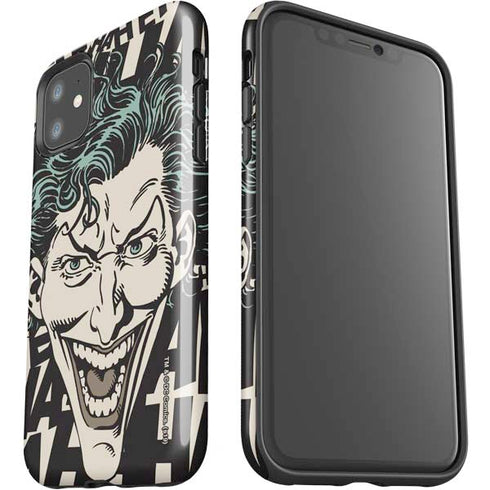 DC Comics The Joker Vintage Laughing iPhone 11 Impact Case