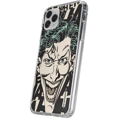 DC Comics The Joker Vintage Laughing iPhone 11 Pro Clear Case