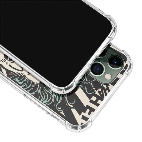 DC Comics The Joker Vintage Laughing iPhone 11 Pro Max Clear Case