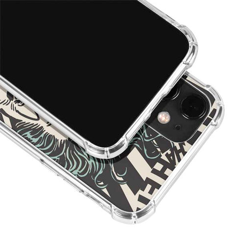 DC Comics The Joker Vintage Laughing iPhone 12 Clear Case
